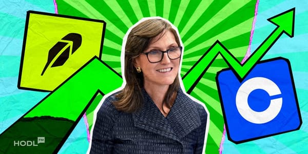 Cathie Woods Ark Invest kauft Coinbase und Robinhood beim Kursrückgang
