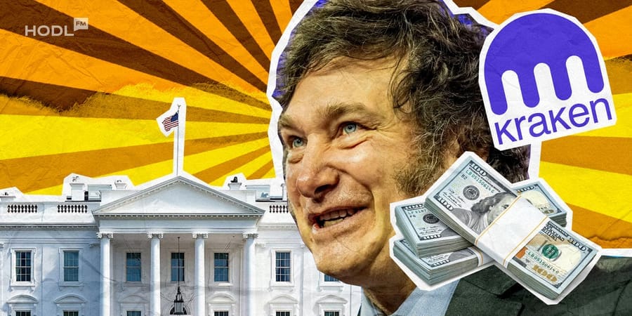 Trumps Zölle könnten BTC pushen, Kraken & Mastercard bringen Krypto-Debitkarten, Argentiniens Präsident im „Degen“-Skandal