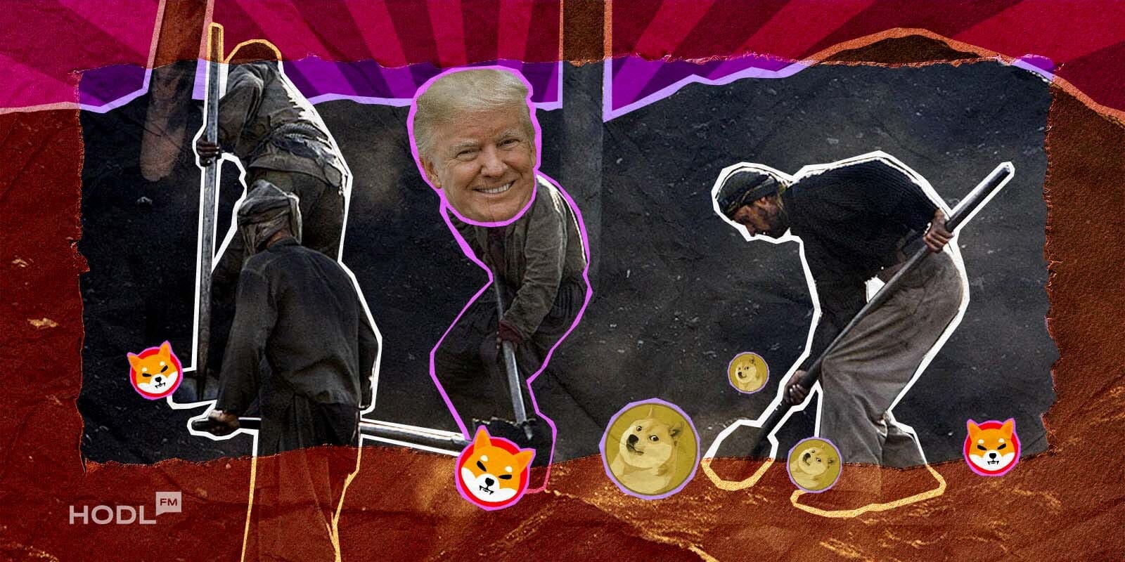 Trump-Meme-Coins steigen mit Bidens Ausstieg